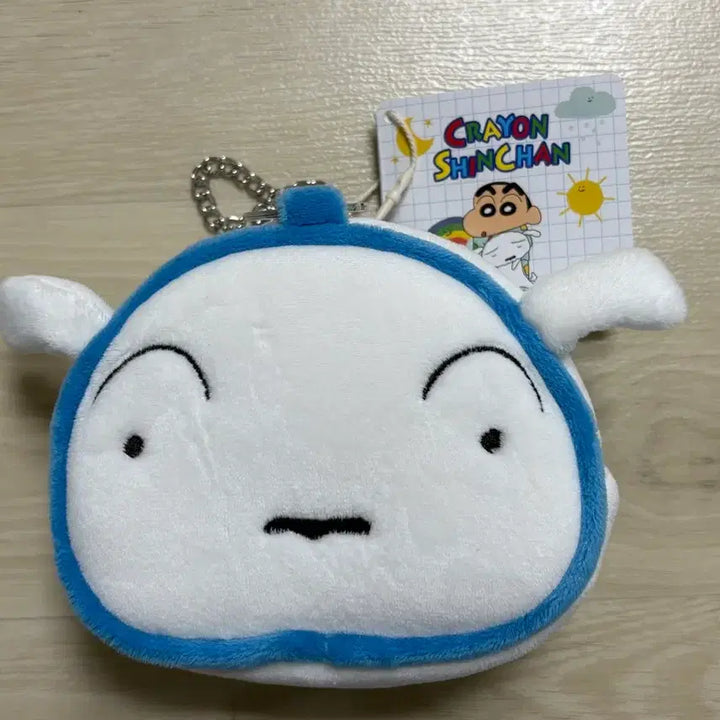 [BUNJANG] Crayon Shin-chan White Dog Coin Purse Keyring Pouch / 짱구 흰둥이 인형 동전지갑 키링 파우치 새상품