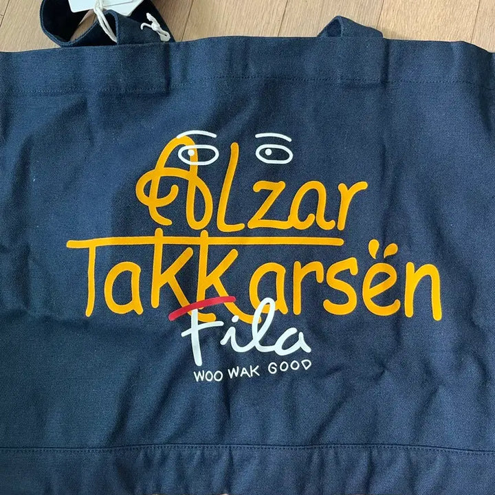 [SOLD OUT] 우왁굳 휠라 알잘딸깔센 에코백