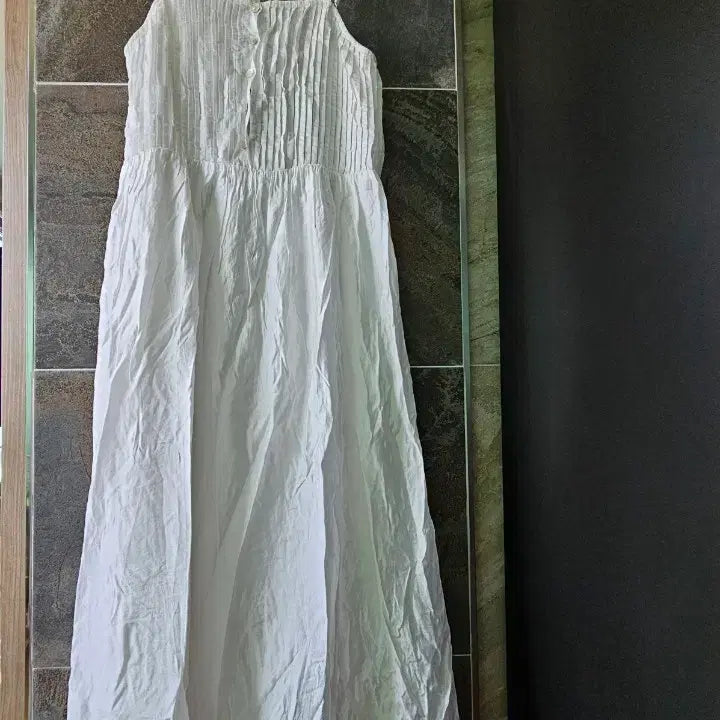[BUNJANG] White Long Dress / 화이트 롱 원피스