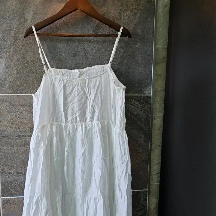 [BUNJANG] White Long Dress / 화이트 롱 원피스