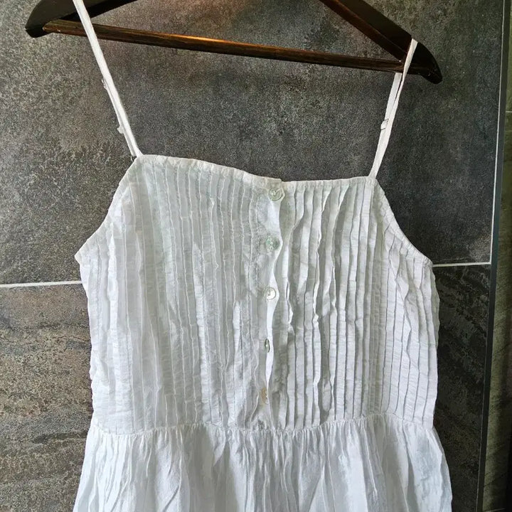[BUNJANG] White Long Dress / 화이트 롱 원피스
