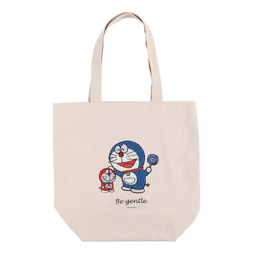 [BUNJANG] Doraemon Embroidered Tote Bag / 도라에몽 정품 자수 토트백