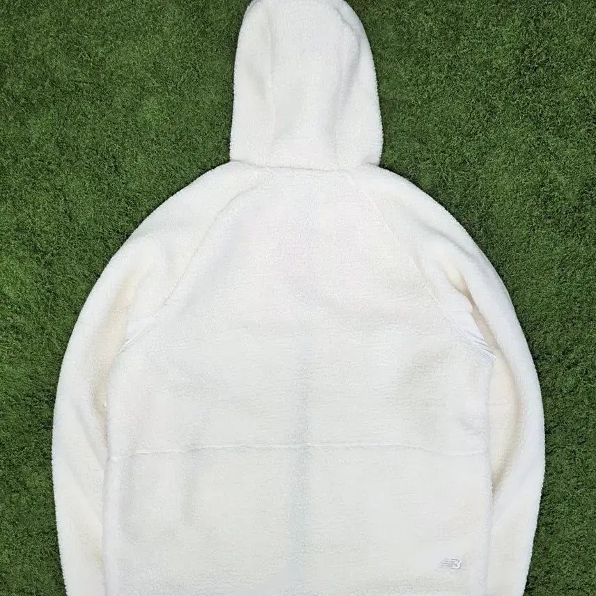 [BUNJANG] New Balance Boston Hooded Sherpa Fleece Jacket / 뉴발란스 보스턴 후드 양털 후리스 뽀글이 플리스 자켓 XL(105)
