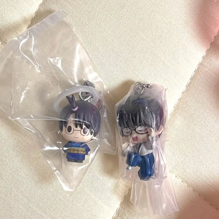 [BUNJANG] Bandai Gintama Yoshirawa Ennami Shinpachi Mascot Keychain Bundle Set / 일괄)반다이 은혼 요시와라 대염상 메지루시 줄줄이마스코트 신파치