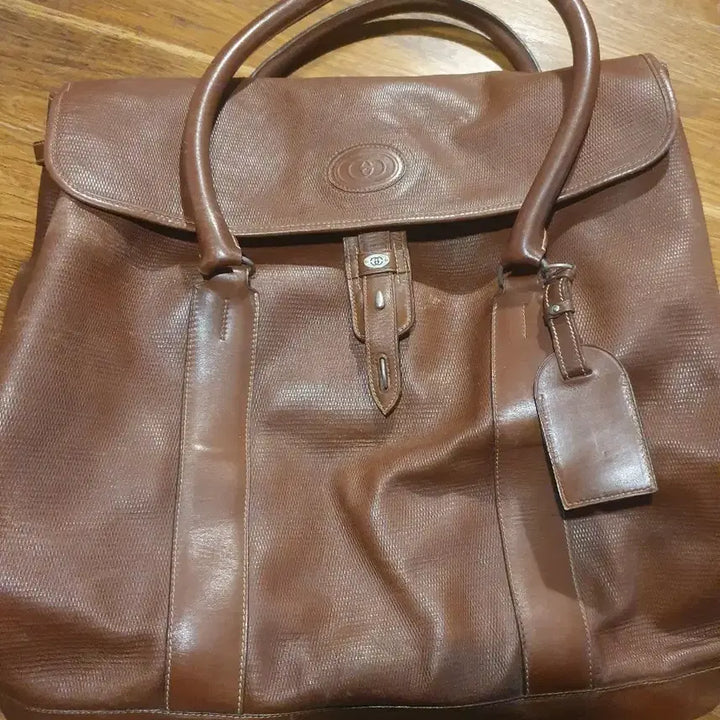 [BUNJANG] Gucci Vintage Leather Big Bag / 구찌 빈티지  가죽  빅백