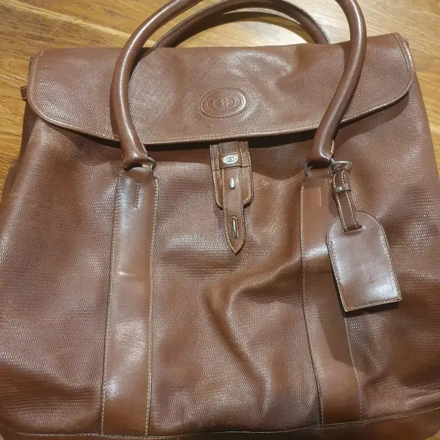 [BUNJANG] Gucci Vintage Leather Big Bag / 구찌 빈티지  가죽  빅백