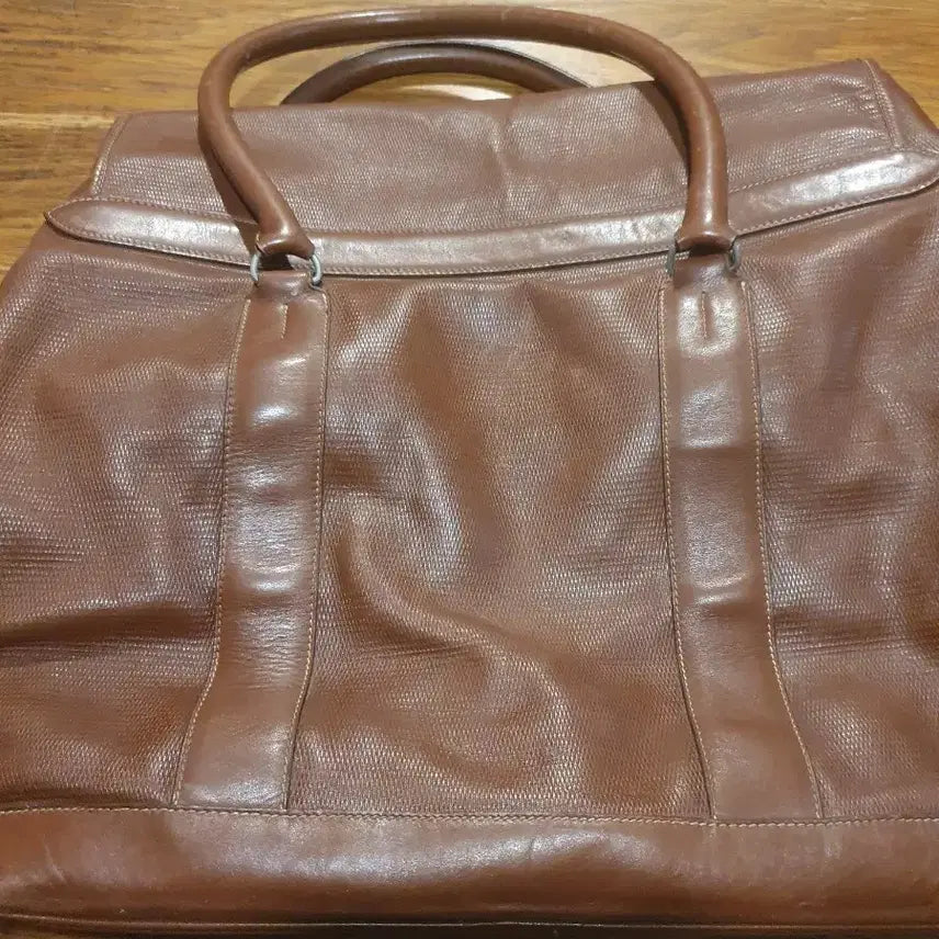 [BUNJANG] Gucci Vintage Leather Big Bag / 구찌 빈티지  가죽  빅백