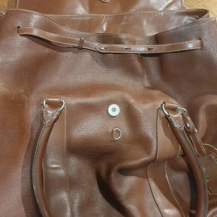 [BUNJANG] Gucci Vintage Leather Big Bag / 구찌 빈티지  가죽  빅백