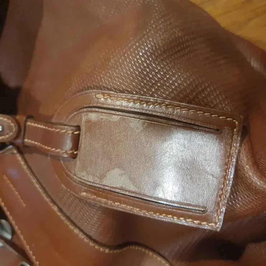[BUNJANG] Gucci Vintage Leather Big Bag / 구찌 빈티지  가죽  빅백