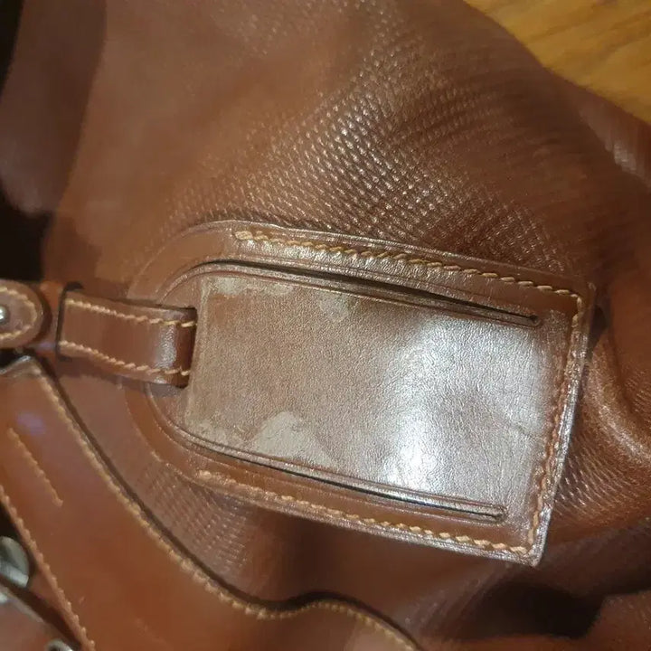 [BUNJANG] Gucci Vintage Leather Big Bag / 구찌 빈티지  가죽  빅백