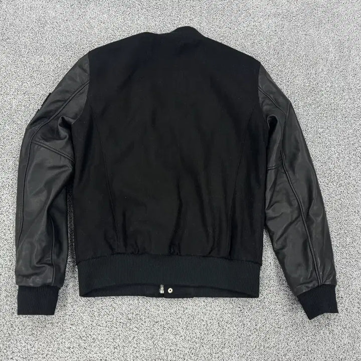 [BUNJANG] American College Leather Varsity Jacket / 아메리칸콜리지 레더 바시티
