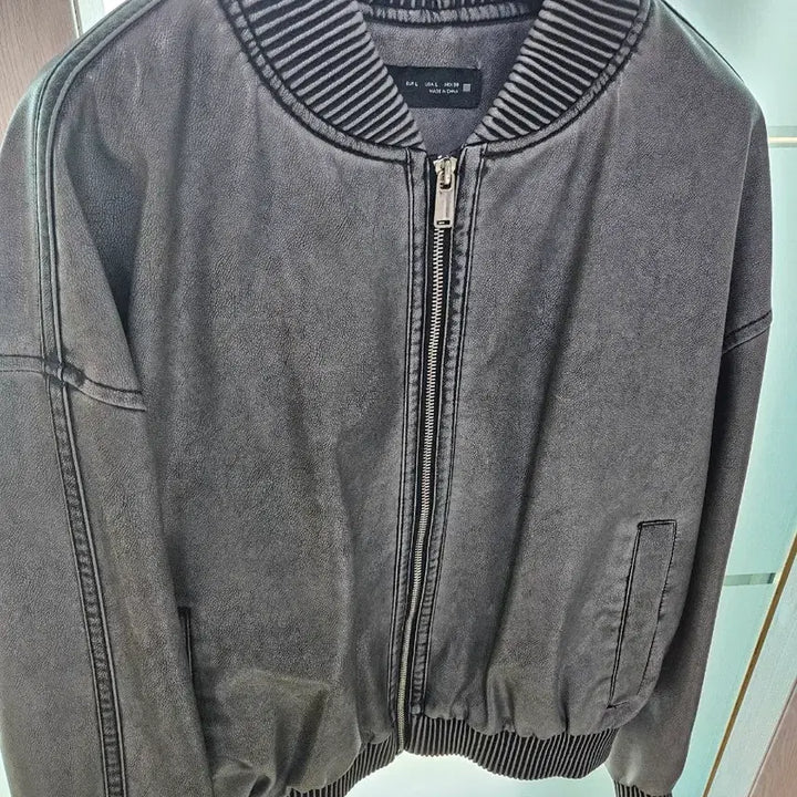 [BUNJANG] ZARA Leather Blouson Jacket / 자라 레더블루종