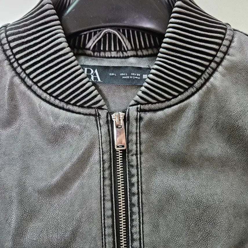 [BUNJANG] ZARA Leather Blouson Jacket / 자라 레더블루종