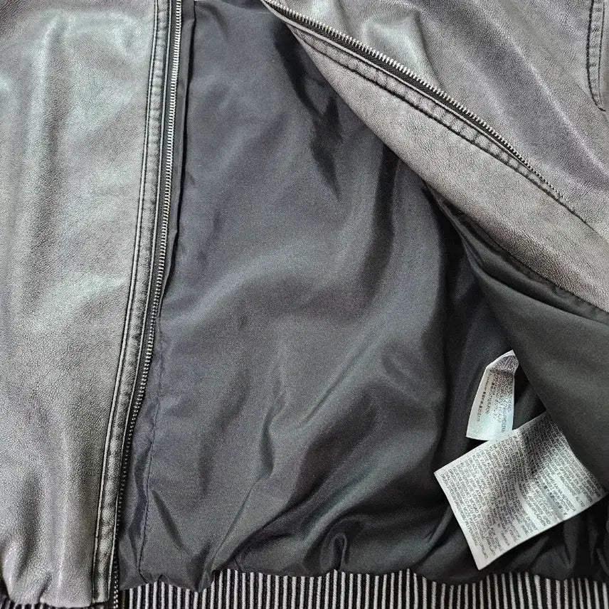 [BUNJANG] ZARA Leather Blouson Jacket / 자라 레더블루종