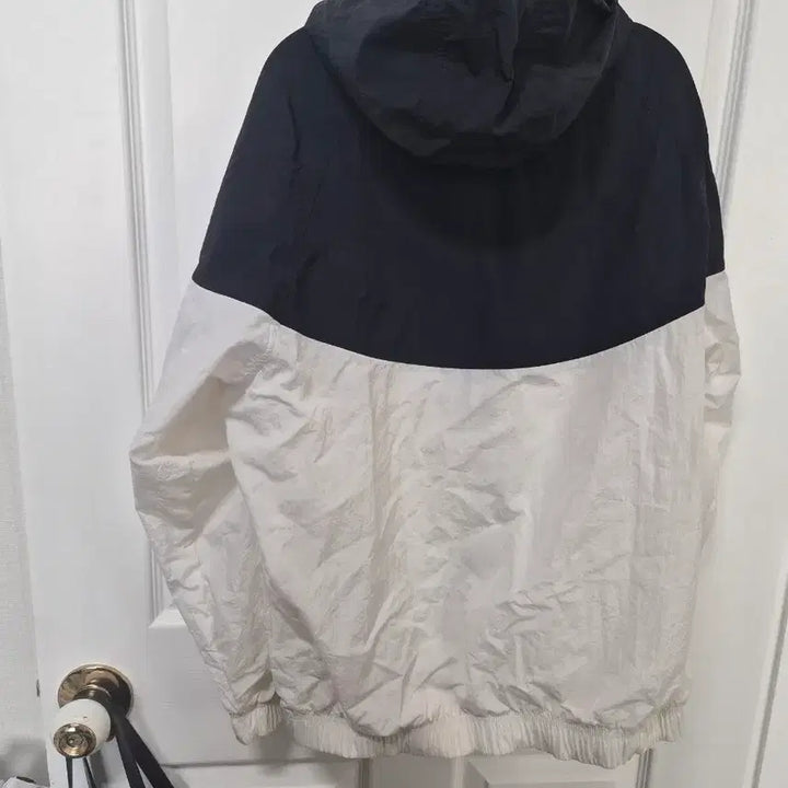[BUNJANG] Nike Heritage Anorak Jacket / 나이키 헤리티지 아노락 블랙/화이트