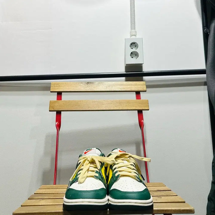 [BUNJANG] Nike Dunk Low SE Opti Noble Green Sneakers / 250) 나이키 운동화 남녀공용 신발 덩크 로우 SE 옵티 노블 그린