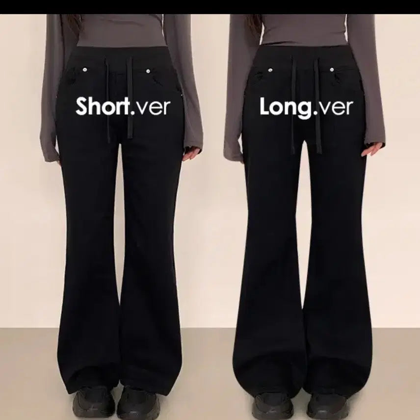 [BUNJANG] Unbranded Bootcut Training Pants Black / 백포켓 부츠컷 팬츠 트레이닝 블랙