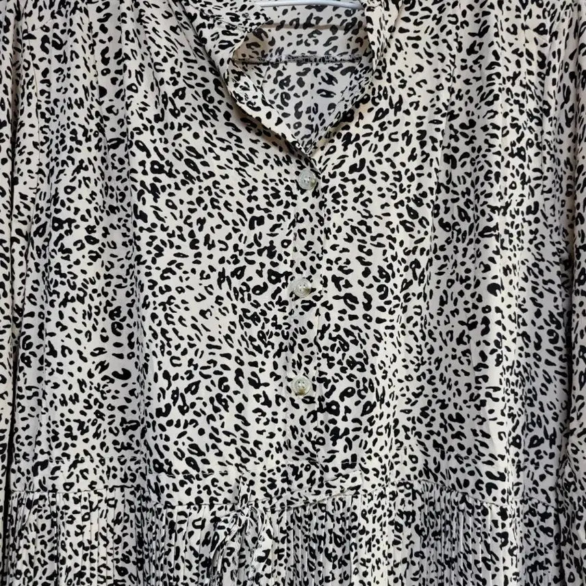 [BUNJANG] Vintage Leopard Print Dress / 호피 원피스 55-115
