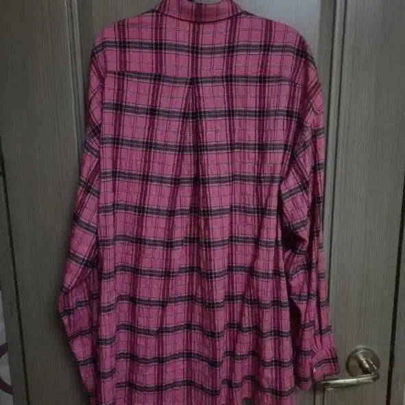 [BUNJANG] Mim The Wardrobe Mixberry Pink Check Shirt Size 2 / 밈더워드로브 믹스베리 핑크 체크 셔츠 2사 옴브레 노운 브랜디드 아르반깔