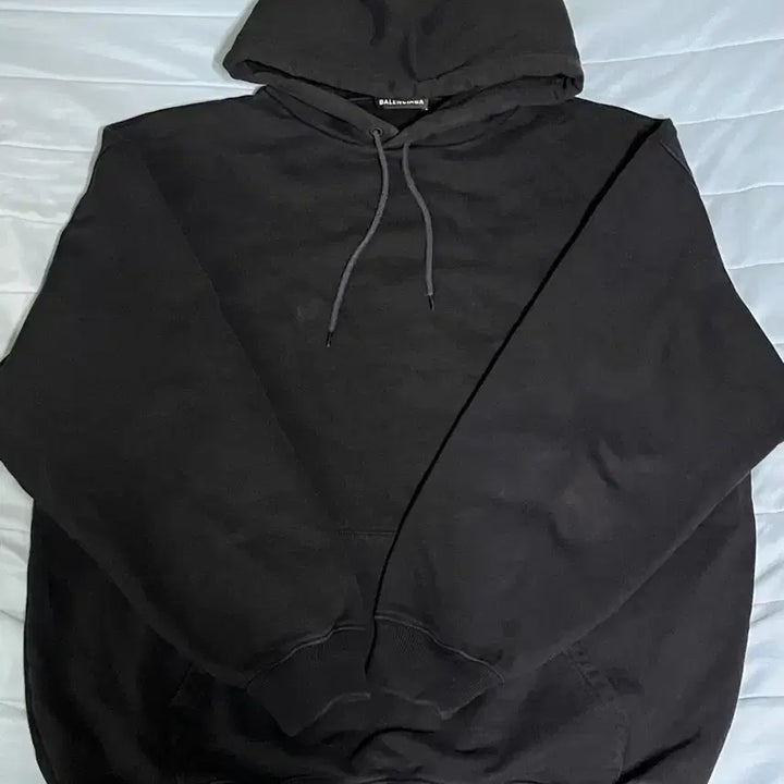 [SOLD OUT] 발렌시아가 백로고 후드티 s 한글택 백화점판