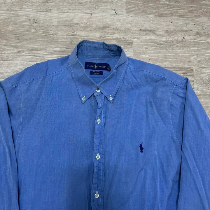 [SOLD OUT] 폴로 랄프로렌 스몰포니 버튼다운 긴팔셔츠 [스카이 블루] L/100