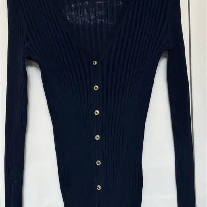 [BUNJANG] Tommy Hilfiger Navy Gold Button Cardigan / 타미힐피거 네이비 가디건 골드버튼