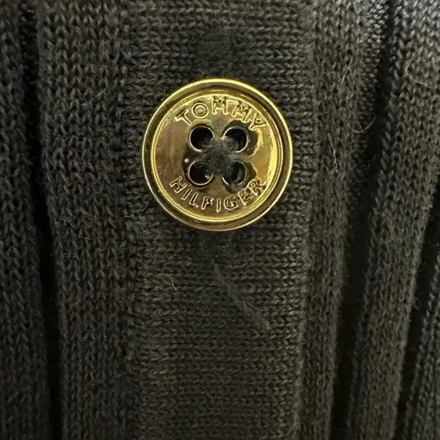 [BUNJANG] Tommy Hilfiger Navy Gold Button Cardigan / 타미힐피거 네이비 가디건 골드버튼