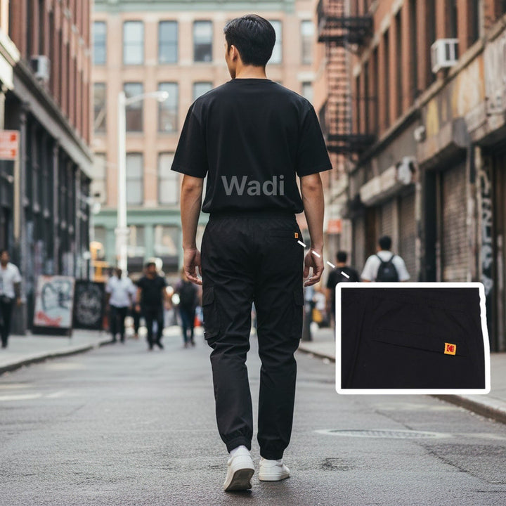 [BUNJANG] Kodak Kodamatic Multi-Pocket Stretch Jogger Pants Black / [코닥] 코다마틱 멀티포켓 스트레치 조거 팬츠 블랙