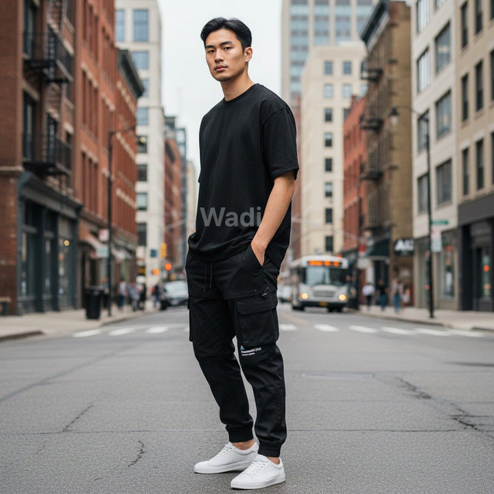 [BUNJANG] Kodak Kodamatic Multi-Pocket Stretch Jogger Pants Black / [코닥] 코다마틱 멀티포켓 스트레치 조거 팬츠 블랙