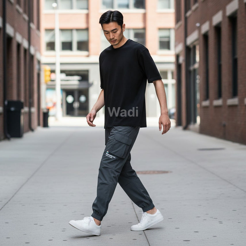 [BUNJANG] Kodak Kodamatic Multi-Pocket Stretch Jogger Pants Charcoal / [코닥] 코다마틱 멀티포켓 스트레치 조거 팬츠 차콜