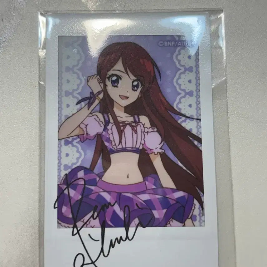 [BUNJANG] Aikatsu Ran Purple School Look Photocard / 오늘만 판매)아이엠스타 아이카츠 란 보라 스쿨룩 스쿨복 포토카드 체키