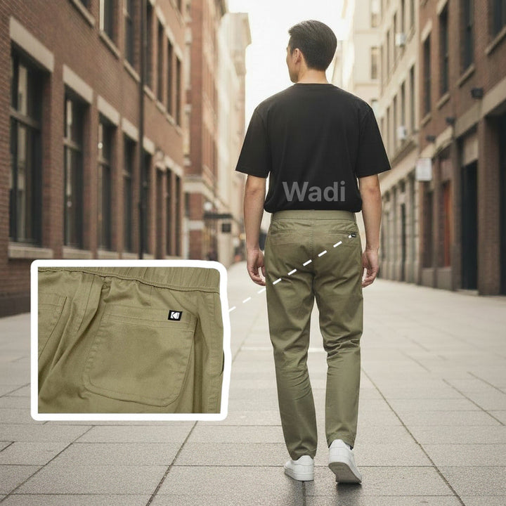 [BUNJANG] Kodak Tapered Pants / [코닥] 미니포켓 테이퍼드 팬츠 카키