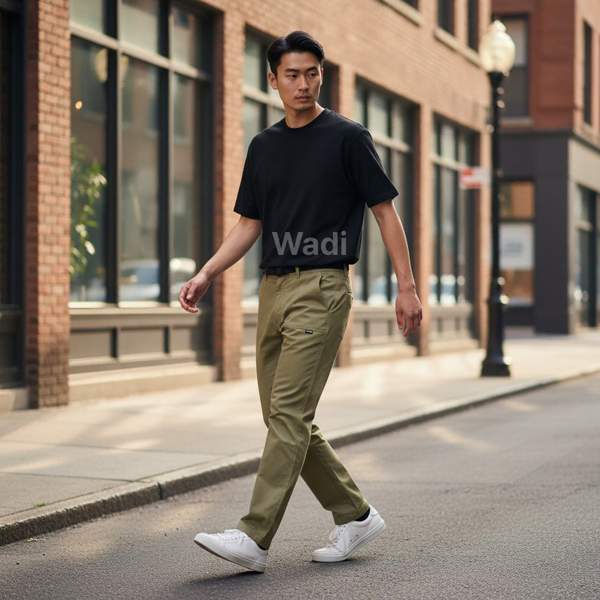 [BUNJANG] Kodak Tapered Pants / [코닥] 미니포켓 테이퍼드 팬츠 카키
