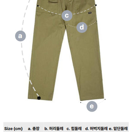 [BUNJANG] Kodak Tapered Pants / [코닥] 미니포켓 테이퍼드 팬츠 카키