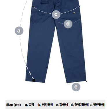 [BUNJANG] Kodak Tapered Pants Navy / [코닥] 미니포켓 테이퍼드 팬츠 네이비
