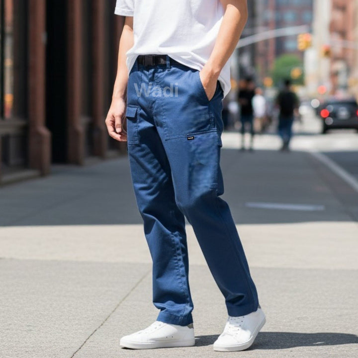[BUNJANG] Kodak Tapered Pants Navy / [코닥] 미니포켓 테이퍼드 팬츠 네이비