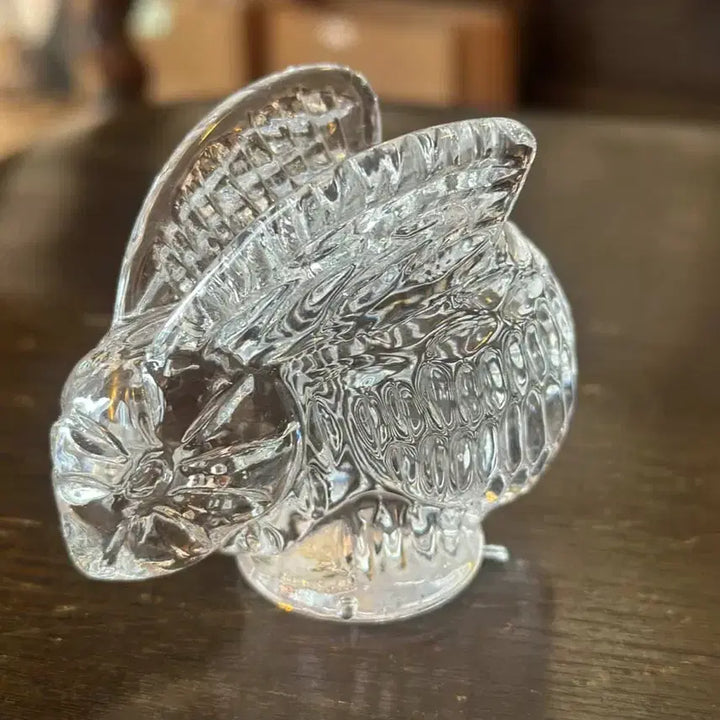 [BUNJANG] Vintage Crystal Rabbit Figurine / 빈티지 크리스탈 토끼 오브제