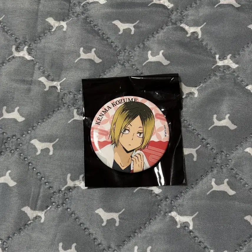 [BUNJANG] Haikyu Rakuspa Kenma Can Badge / 하이큐 라쿠스파 극락탕 켄마 캔뱃지 미사용