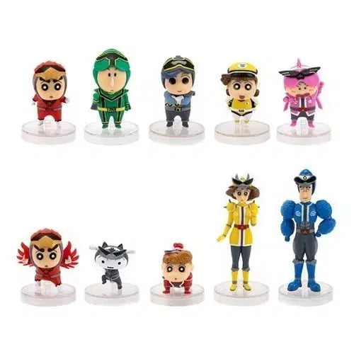 [BUNJANG] Crayon Shin-chan Power Rangers Gacha Full Set / 짱구 파워레인져 가챠 풀셋팝니다