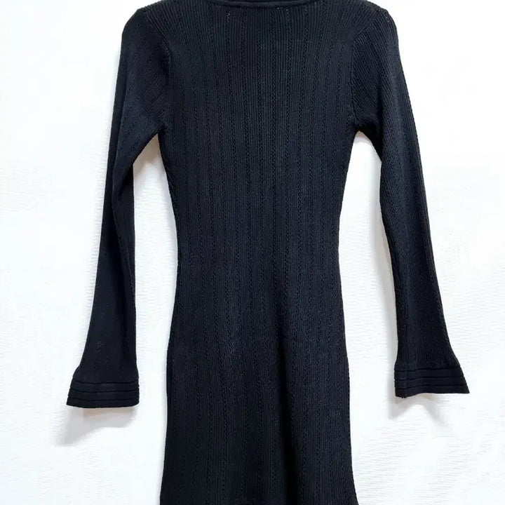 [BUNJANG] ZARA Gold Button Black Knit Dress S / 자라 금장 버튼 블랙 니트 원피스S