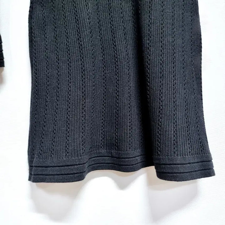 [BUNJANG] ZARA Gold Button Black Knit Dress S / 자라 금장 버튼 블랙 니트 원피스S