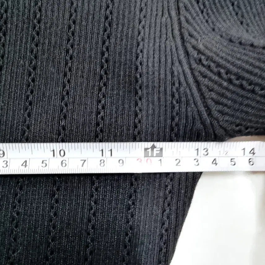[BUNJANG] ZARA Gold Button Black Knit Dress S / 자라 금장 버튼 블랙 니트 원피스S
