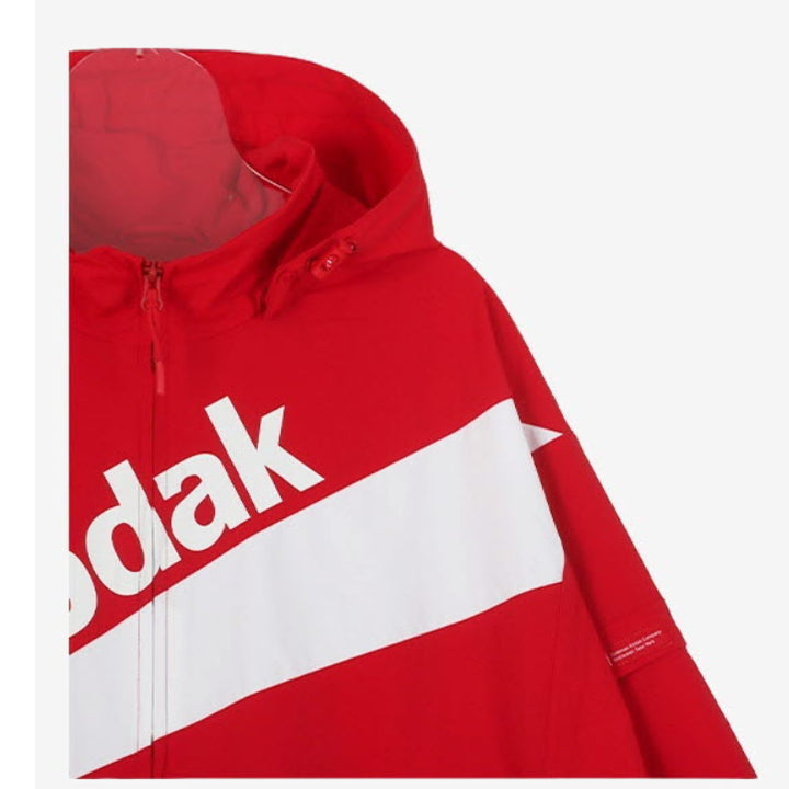 [BUNJANG] Kodak K-Stand Neck Jacket Red / [코닥] 케이 스탠넥 자켓 레드