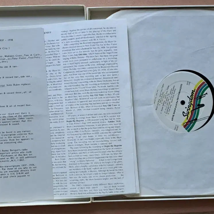 [BUNJANG] Artie Shaw 4LP Box Set Vinyl Record / LP 재즈클라리넷 4LP / 아티 쇼 박스셋