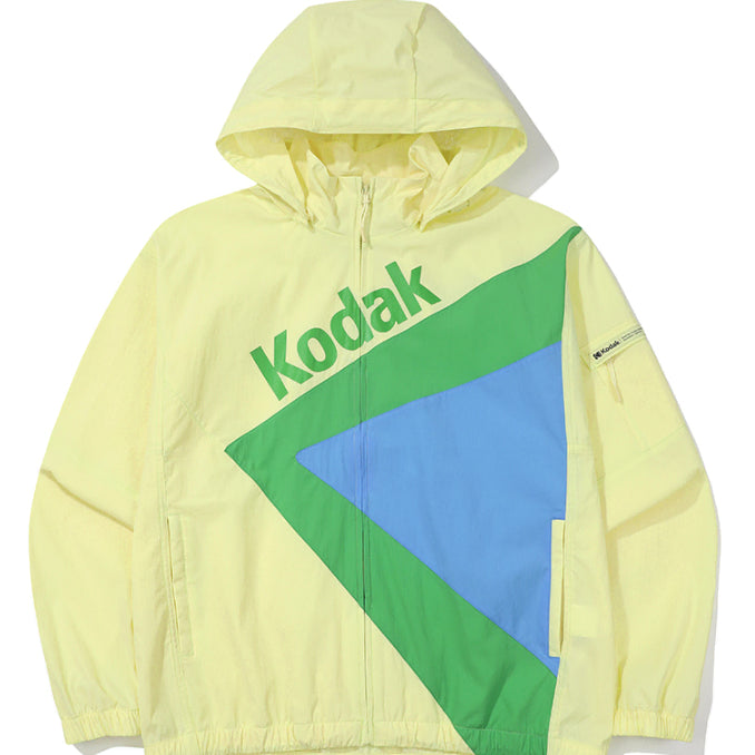 [BUNJANG] Kodak Stand-Neck Jacket Lime / [코닥] 케이 스탠넥 자켓 라임