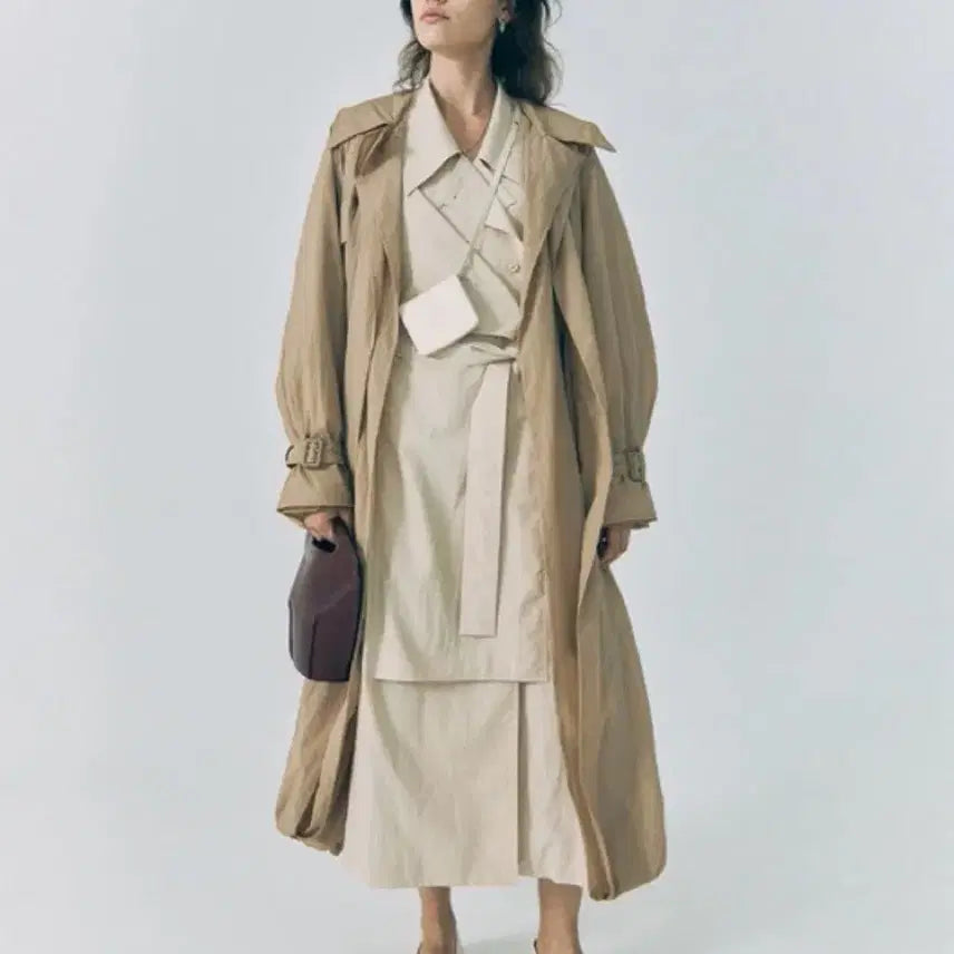 [BUNJANG] Low Classic Double Trench Coat S / 로우클래식 더블 트렌치 코트 S