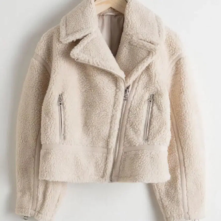 [BUNJANG] &amp; Other Stories Shearling Jacket (Ivory) - 36 / 앤아더스토리즈 시어링 자켓 36