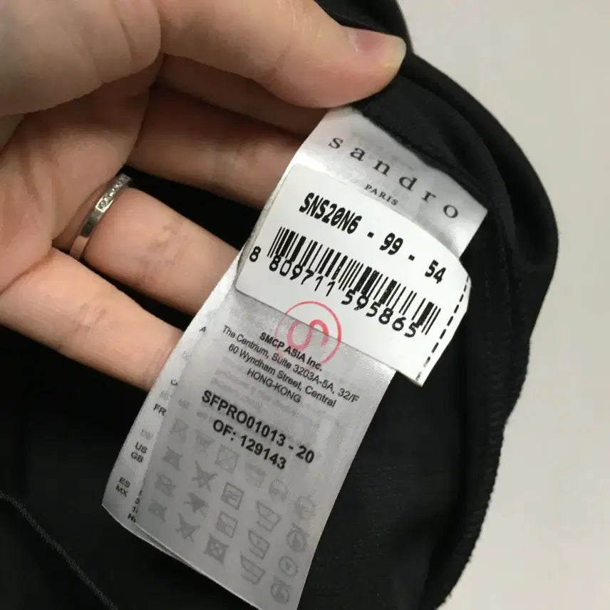 [SOLD OUT] SANDRO 산드로 스퀘어넥 린넨 원피스 38