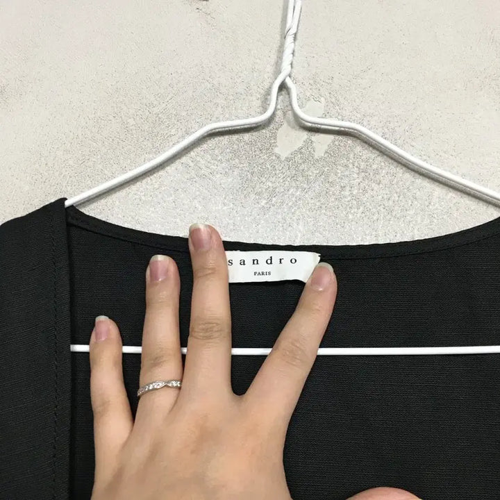[SOLD OUT] SANDRO 산드로 스퀘어넥 린넨 원피스 38