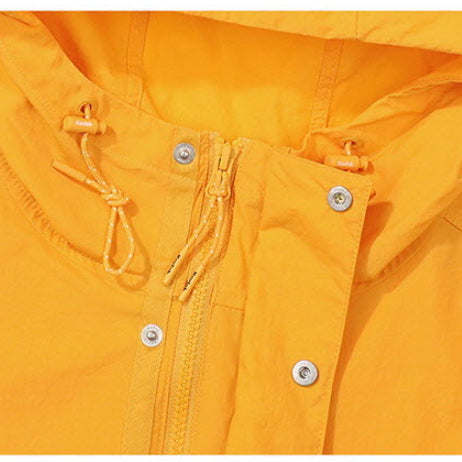 [BUNJANG] Kodak Semi-Oversized Woven Hooded Jacket Yellow / [코닥] 우븐 세미오버핏 후드 자켓 옐로우